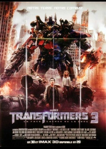 Affiche film transformers 3 - du,